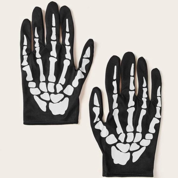 💀 Skeleton Bone Gloves 🦴 - Picture 4 of 10